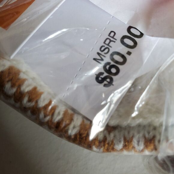 Timberland Scarf Buffalo Plaid Tan Cream 10x68" FabFitFun 2023 Casual Winter - Picture 8 of 10